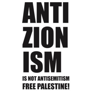 Antizionism is not Antisemitism Design