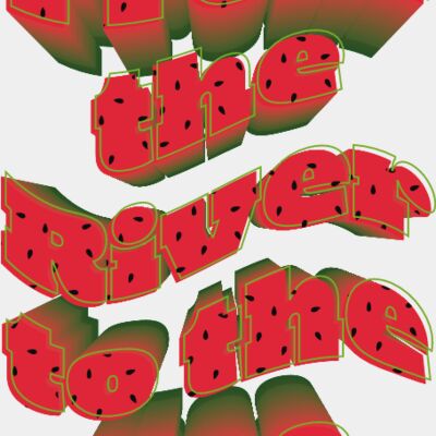 Free Palestine Wave Watermelon Thumbnail